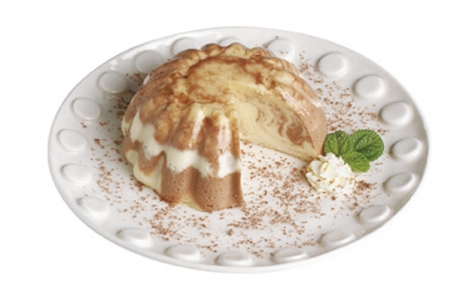 Bavarois marmoleado